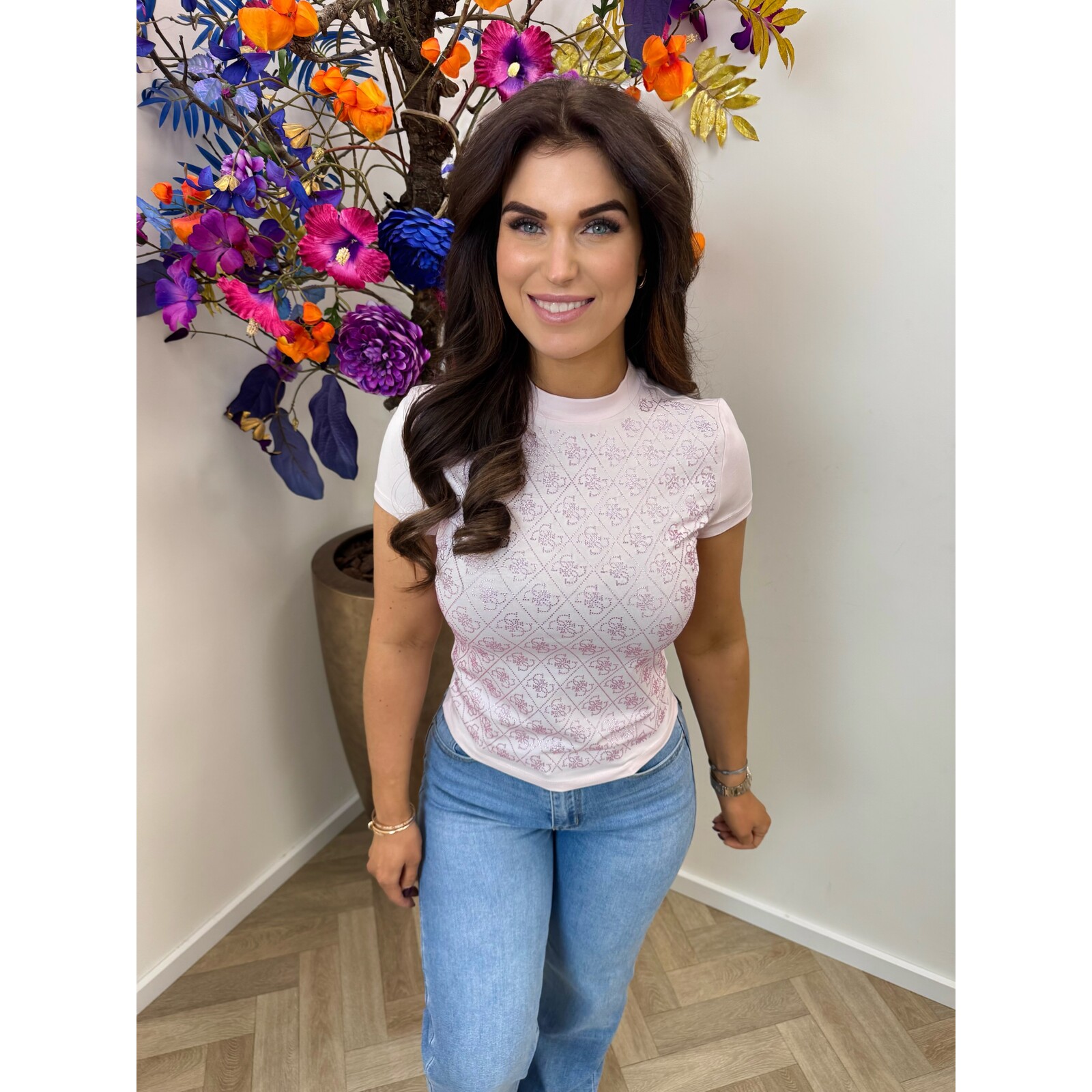 Guess Top All Over 4G Pink 1034 Guess