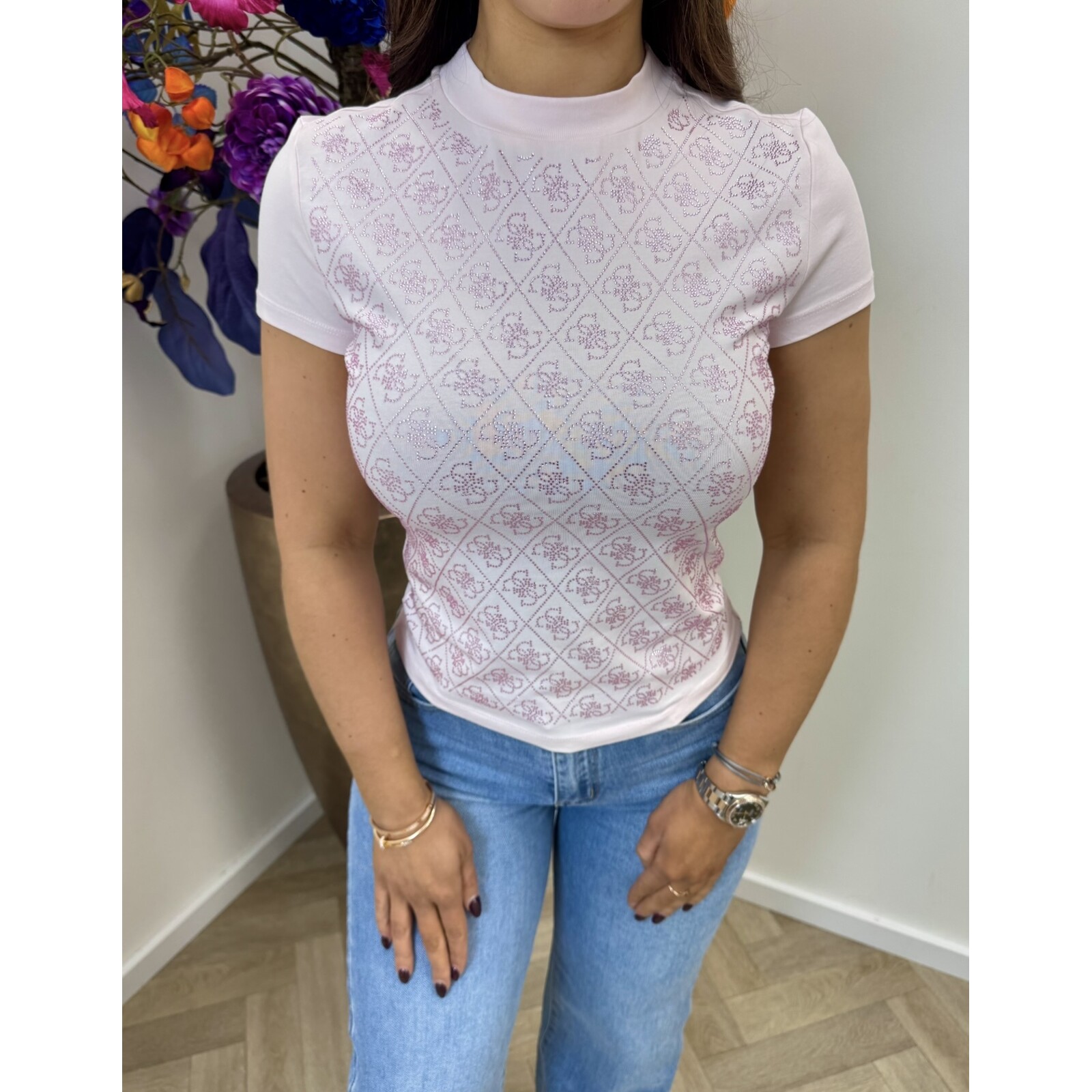 Guess Top All Over 4G Pink 1034 Guess