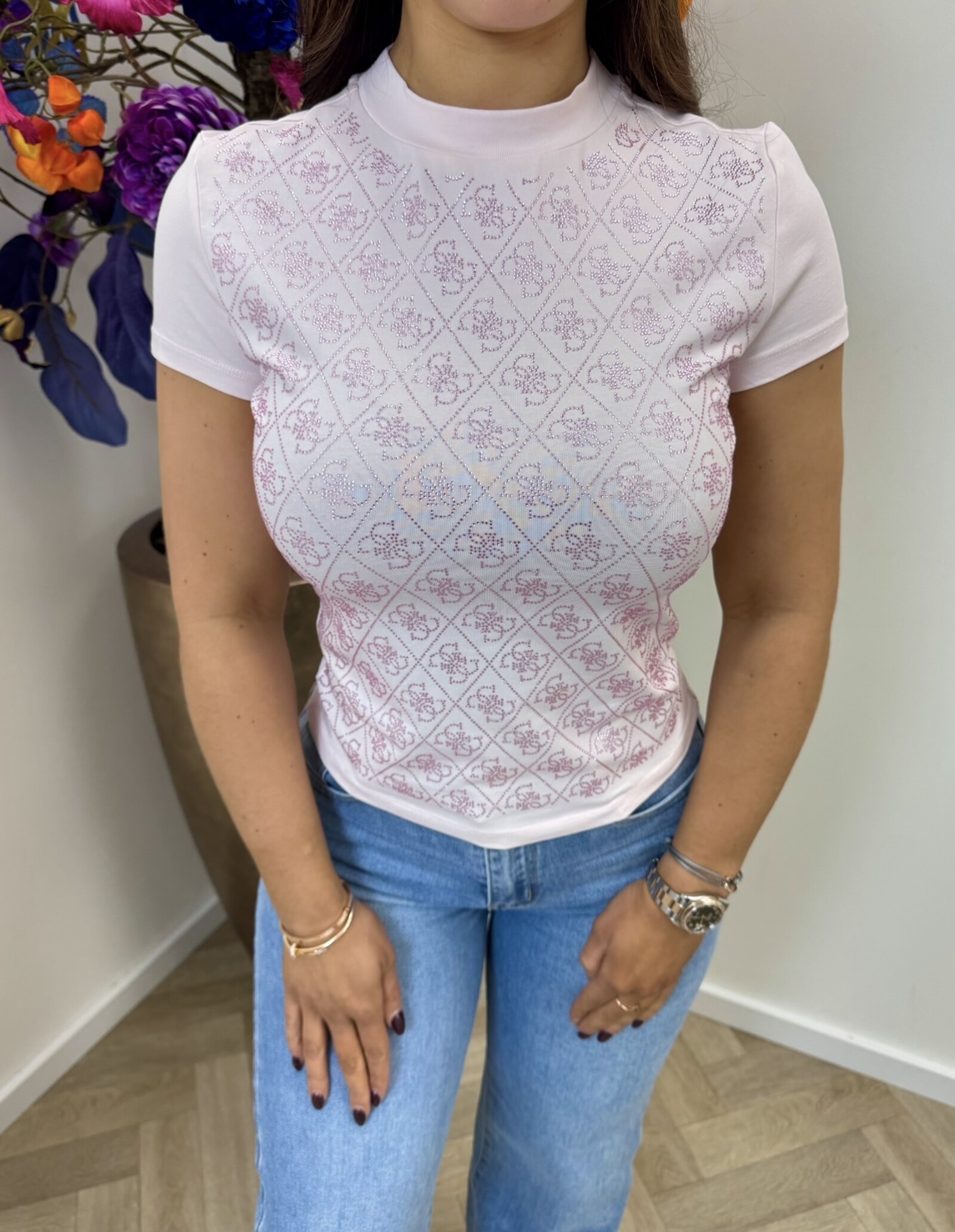 Guess Top All Over 4G Pink 1034 Guess