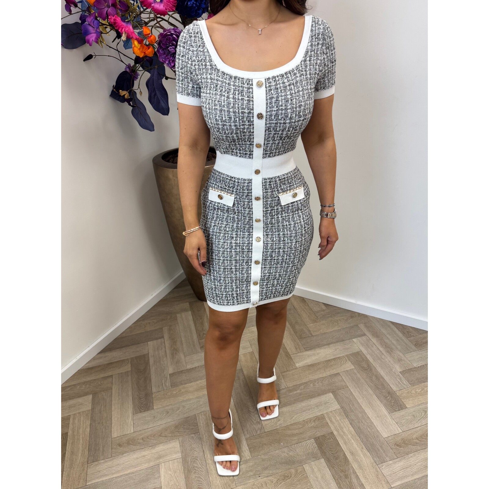 Guess Dress Annabelle White 1024 Guess