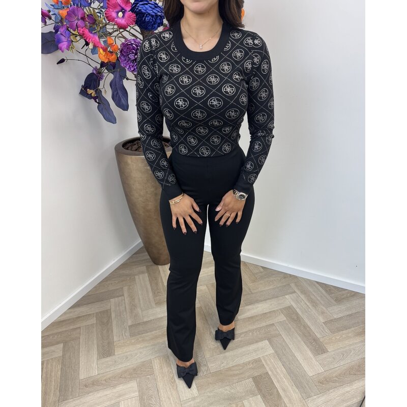 Top Rhinestones 4G Black 1030 Guess