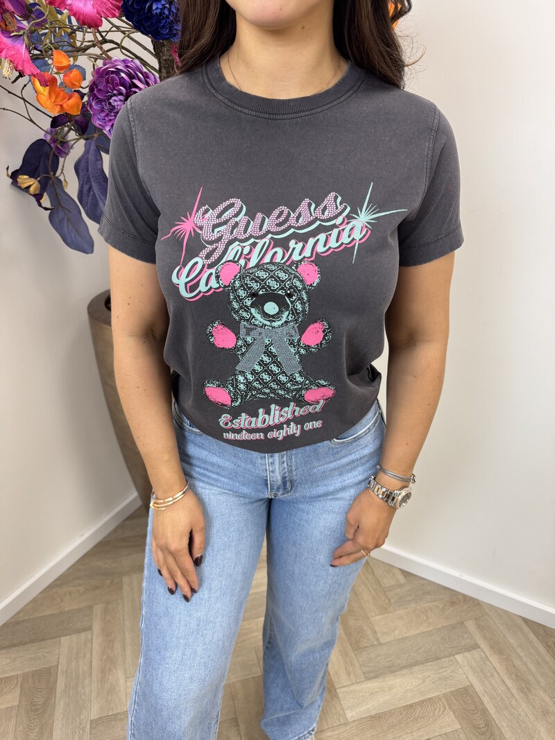 T-shirt Bear Black 1022 Guess