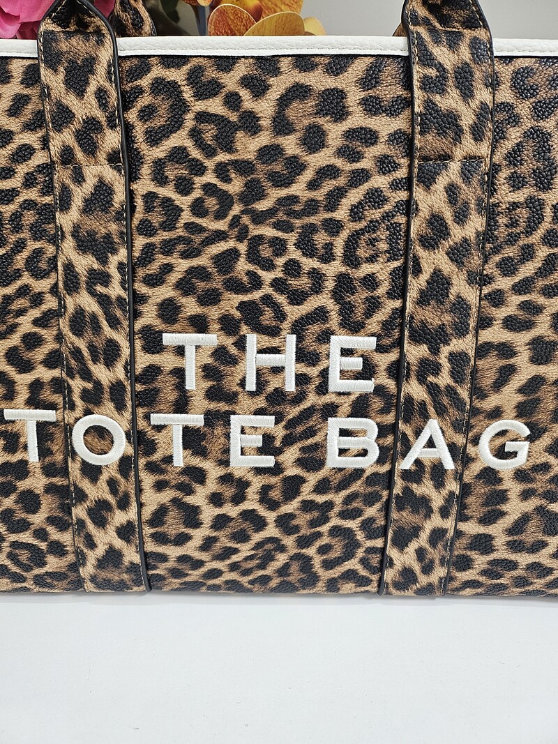 Tote bag Leopard BW-888  White