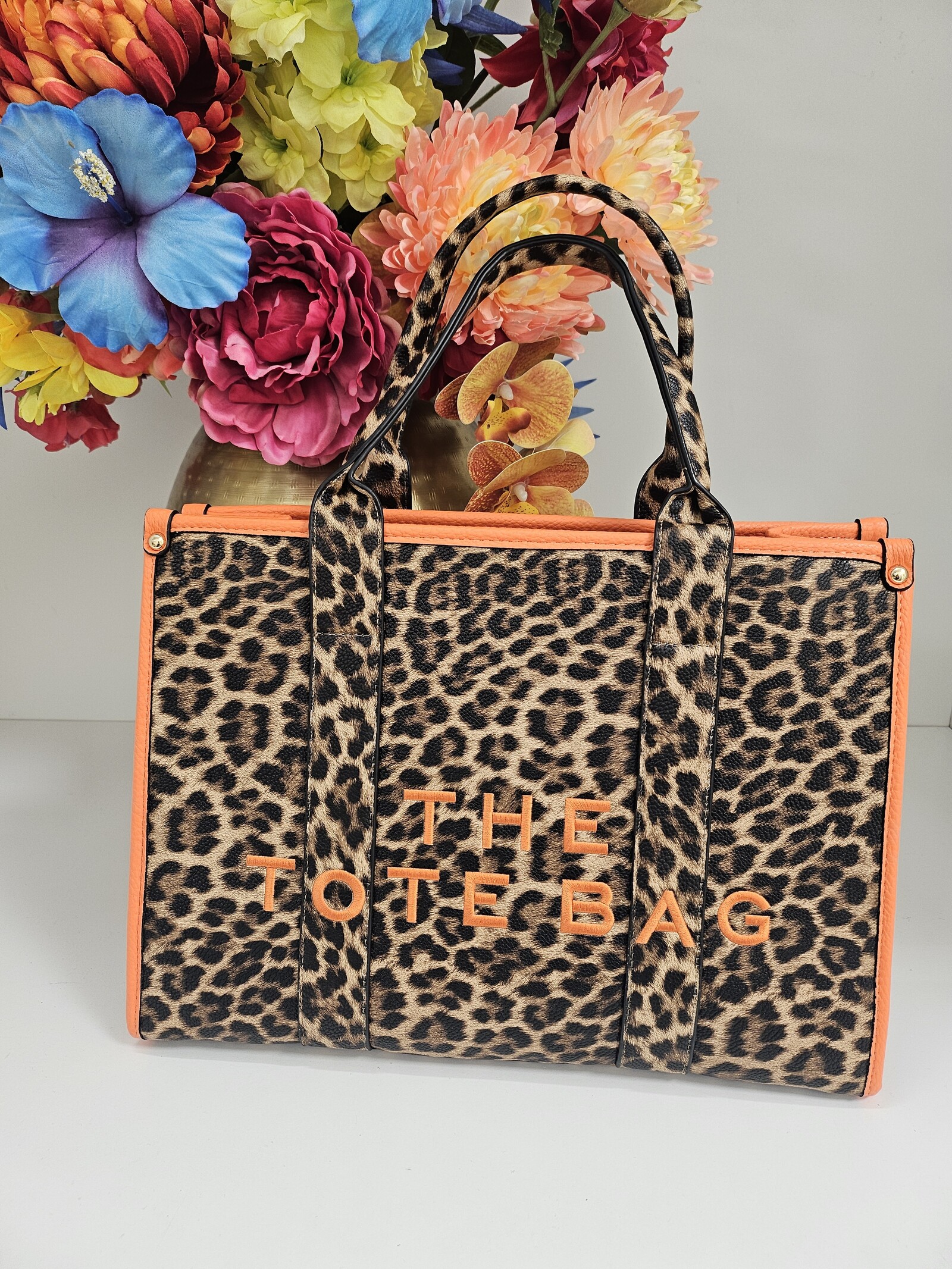Tote bag Leopard BW-888 Orange