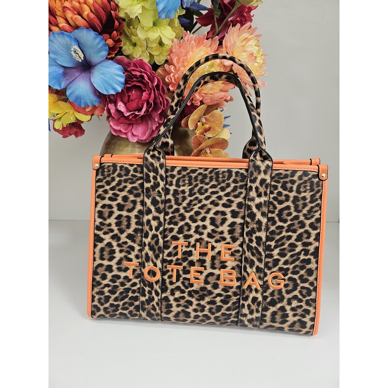Tote bag Leopard BW-888 Orange