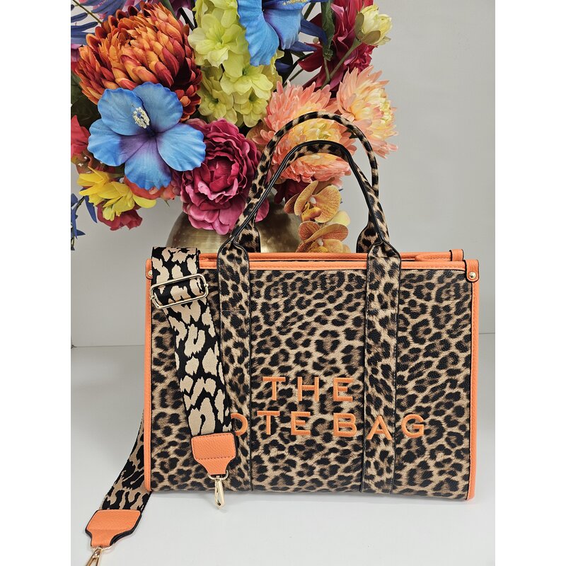 Tote bag Leopard BW-888 Orange