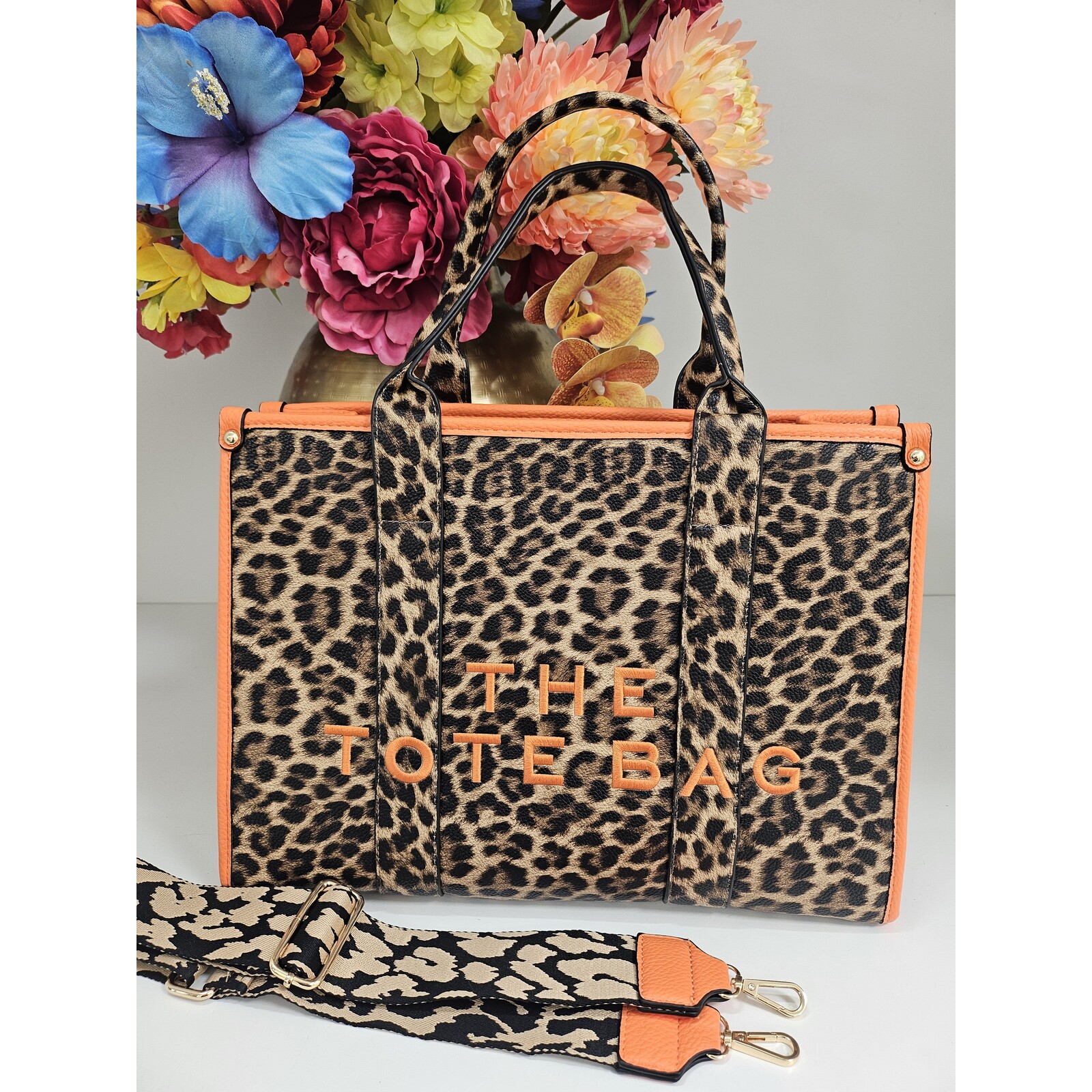 Tote bag Leopard BW-888 Orange