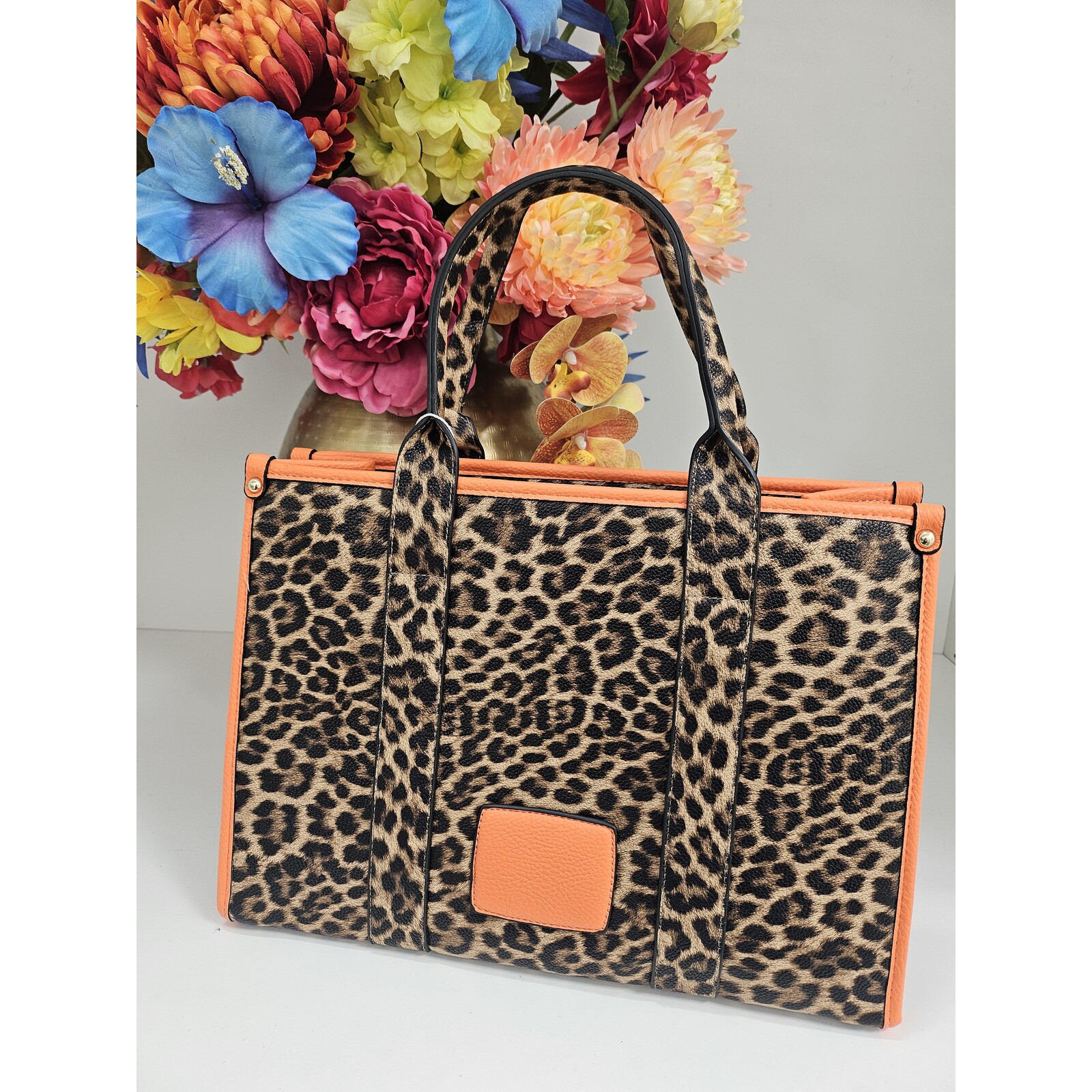 Tote bag Leopard BW-888 Orange
