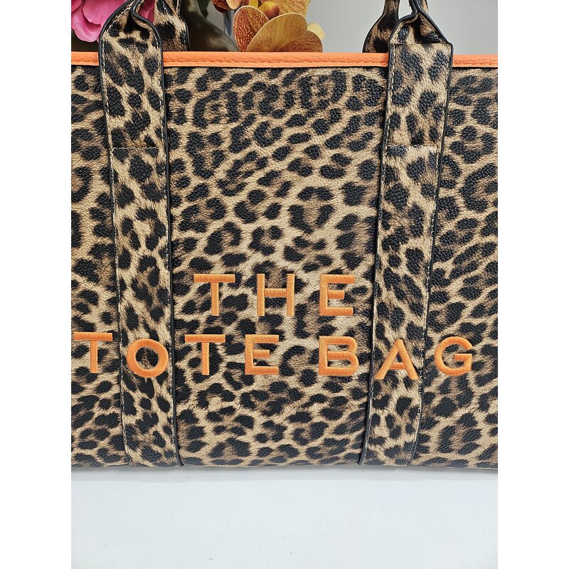 Tote bag Leopard BW-888 Orange