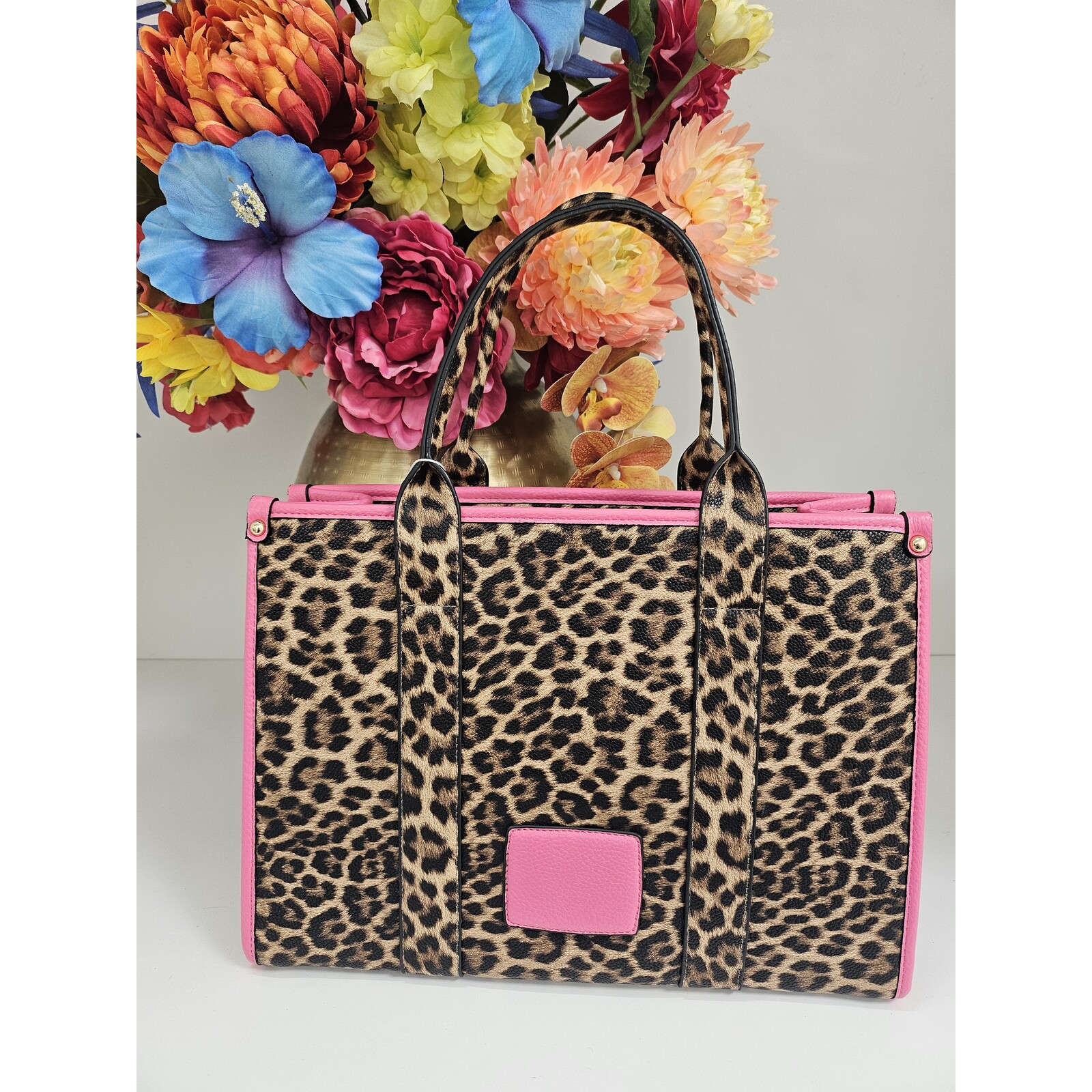 Tote bag Leopard BW-888 Pink