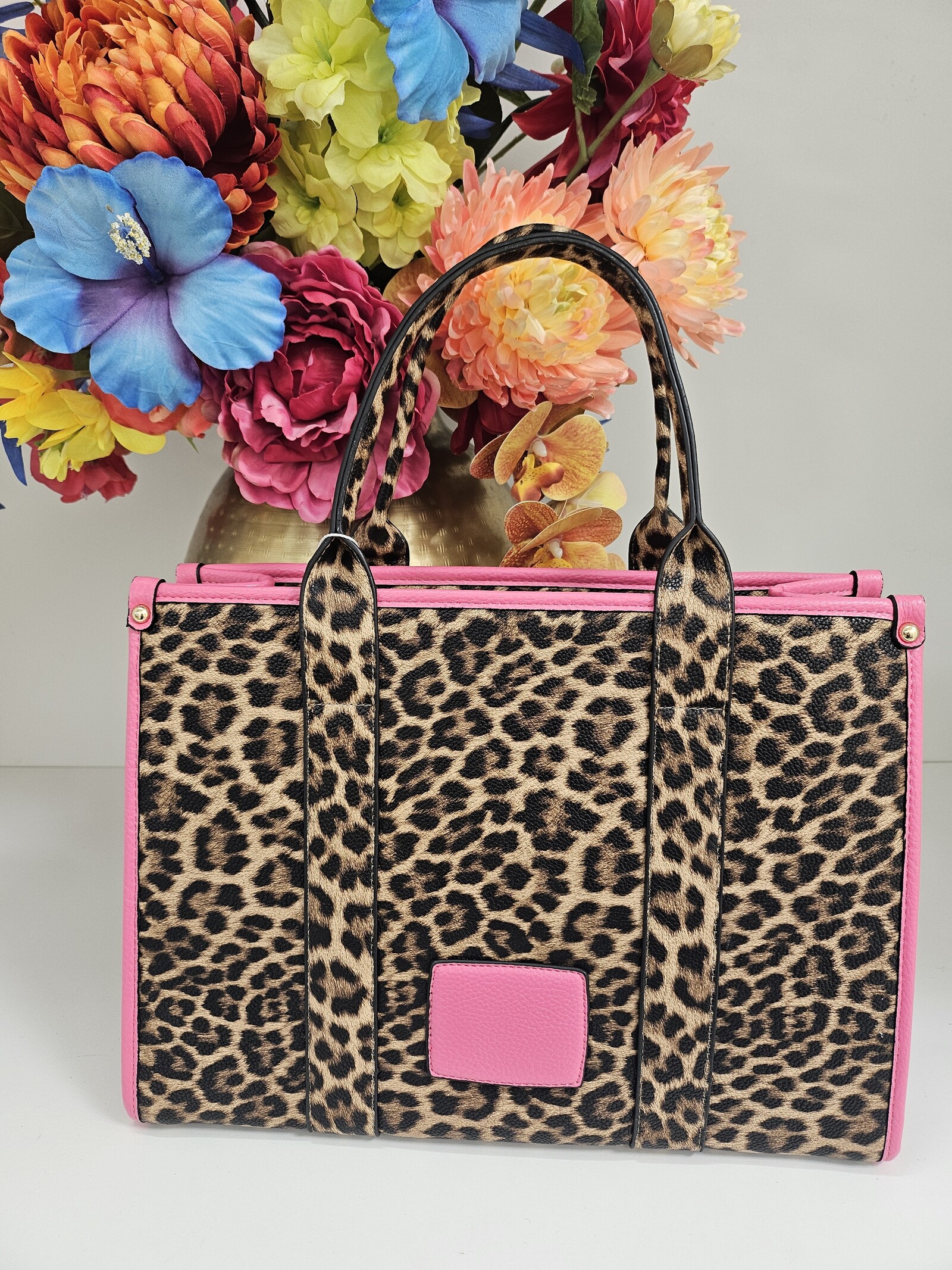 Tote bag Leopard BW-888 Pink