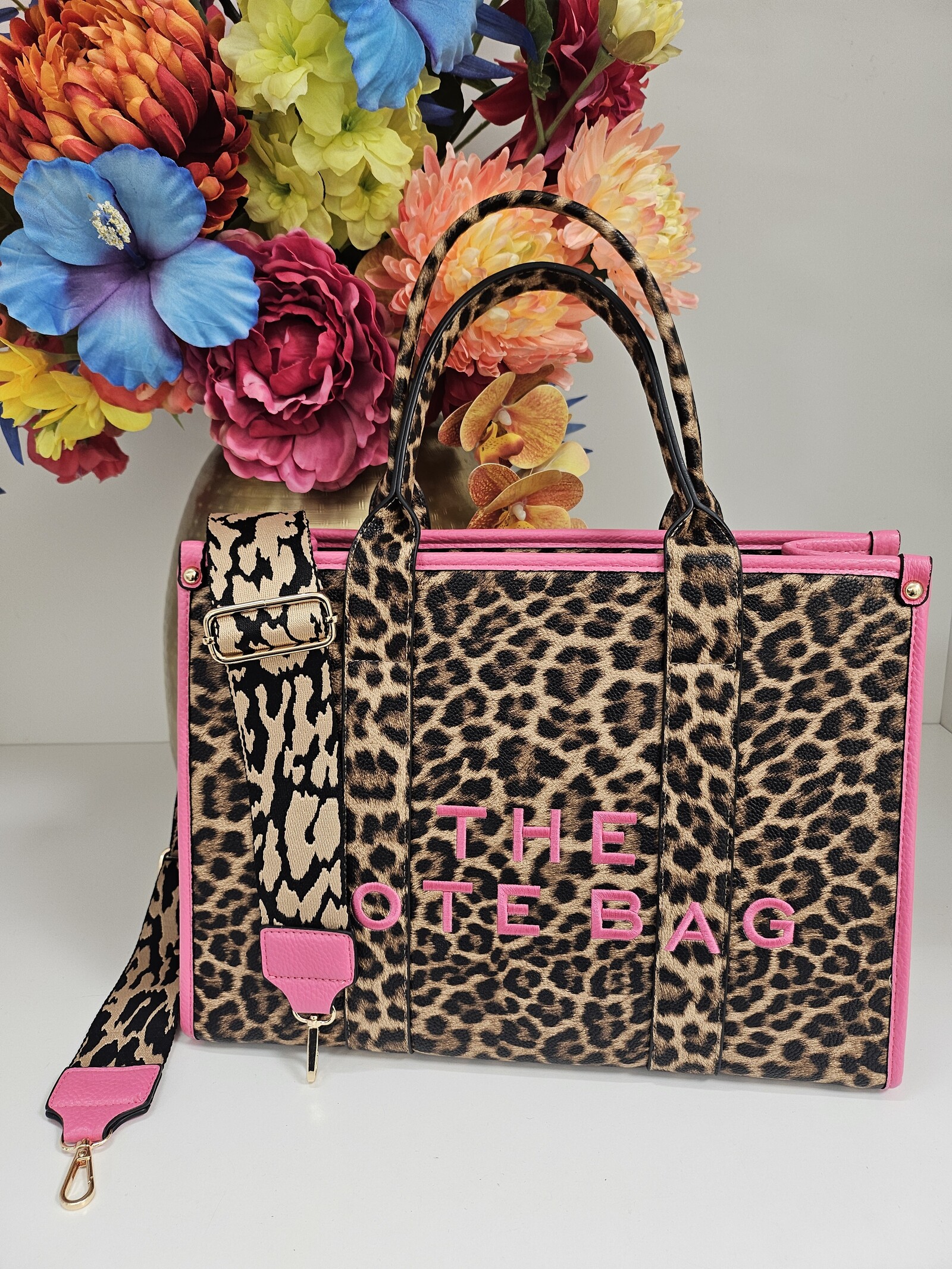 Tote bag Leopard BW-888 Pink