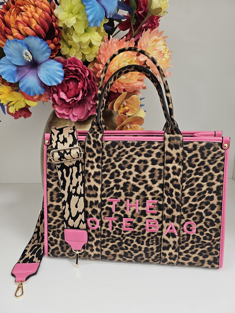 Tote bag Leopard BW-888 Pink