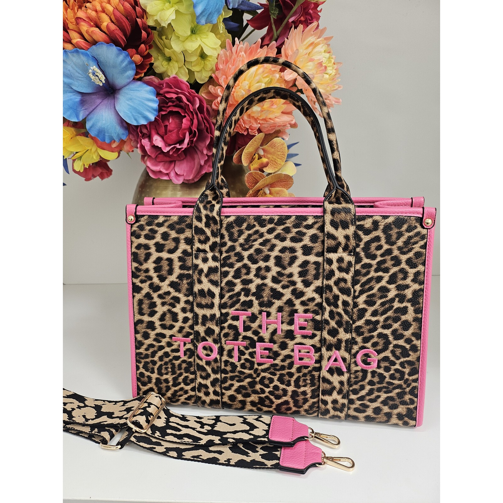 Tote bag Leopard BW-888 Pink