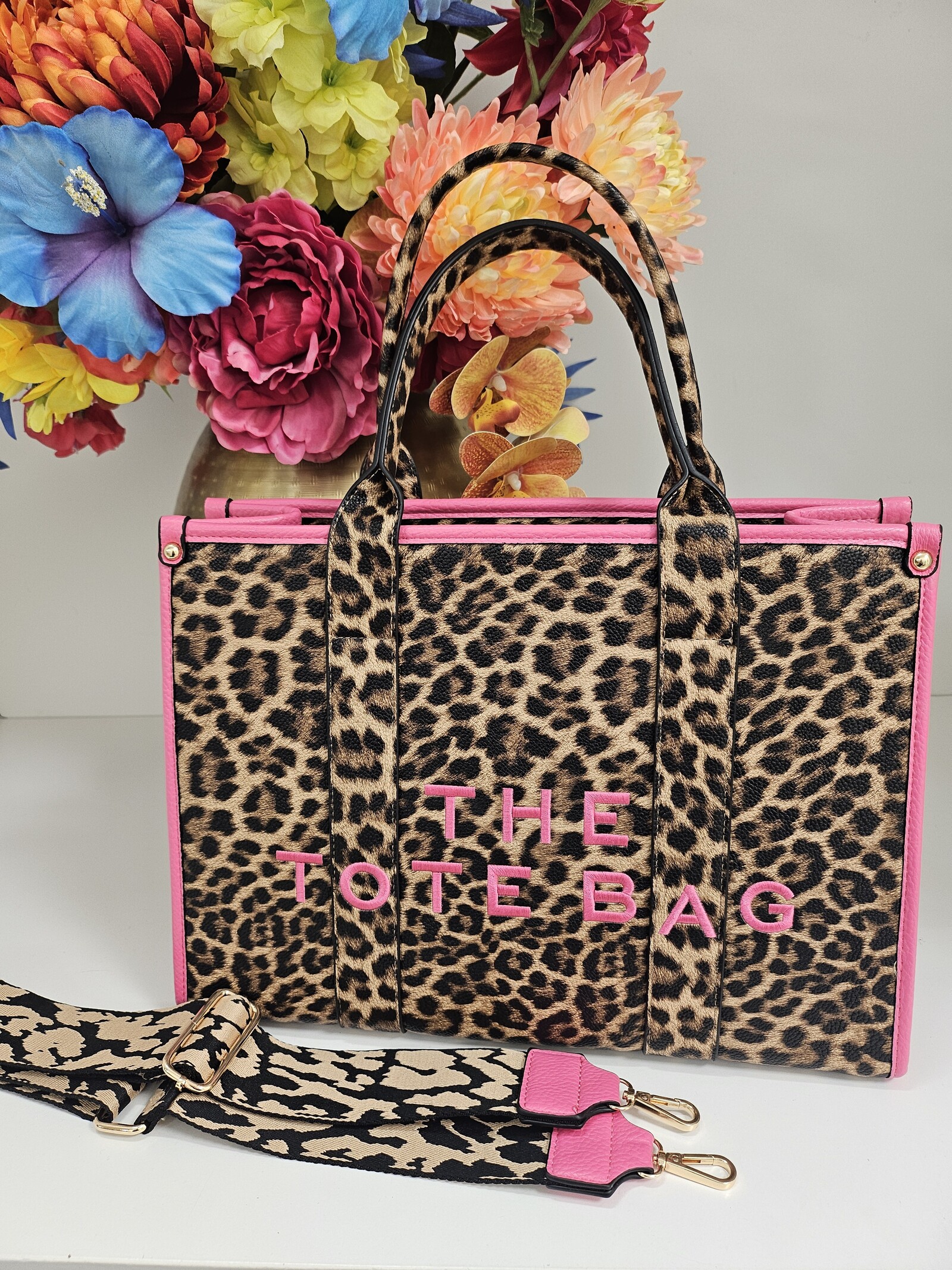 Tote bag Leopard BW-888 Pink