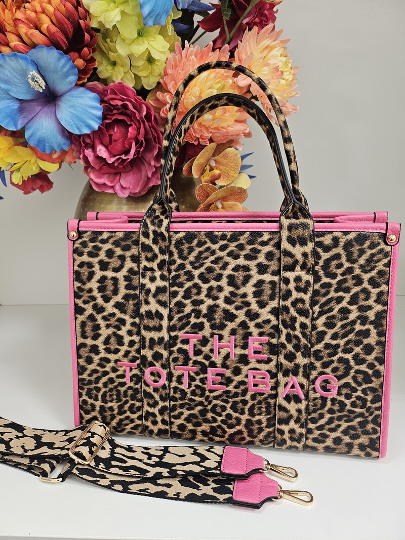 Tote bag Leopard BW-888 Pink