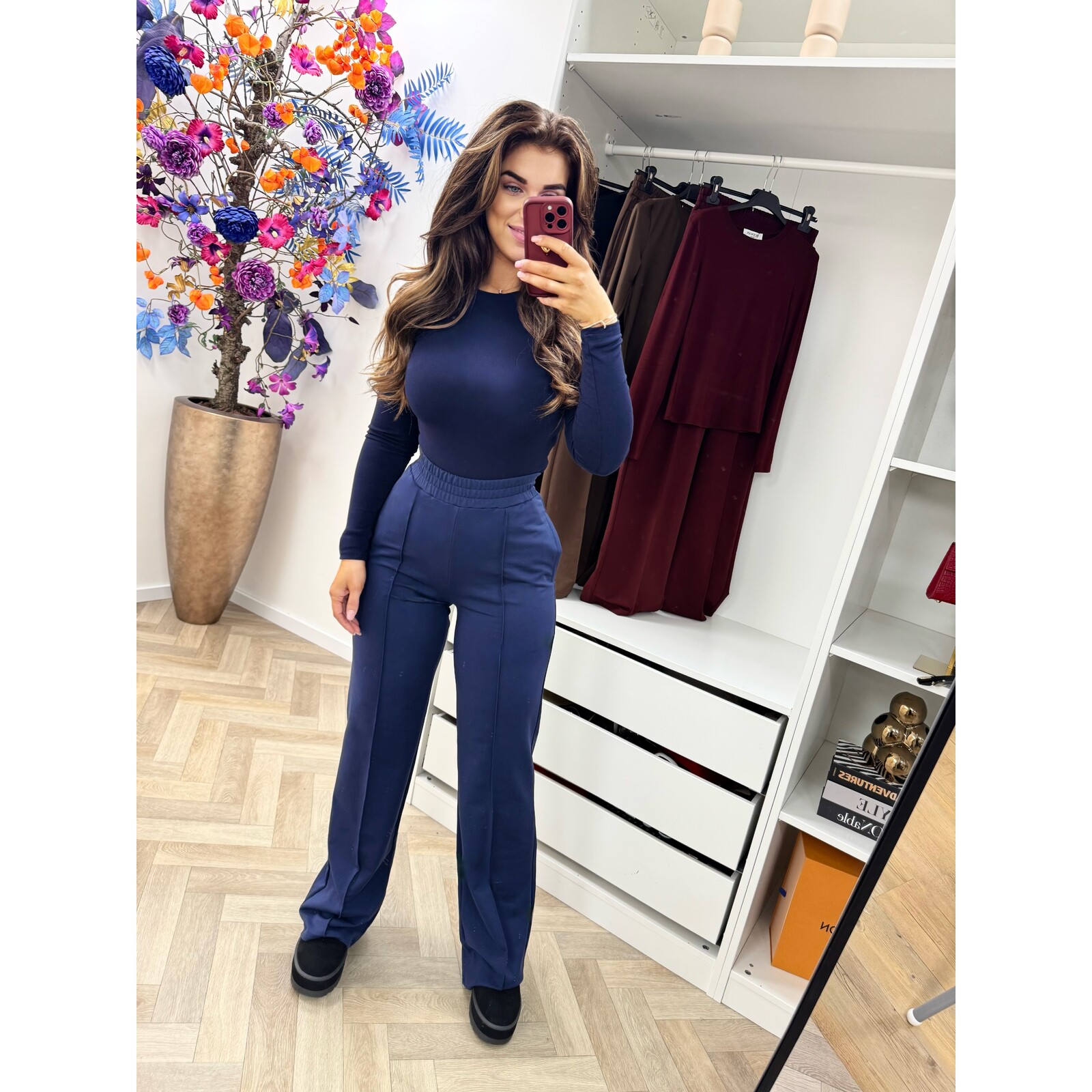 Perfect comfy top By Swan HS9963 Navy
