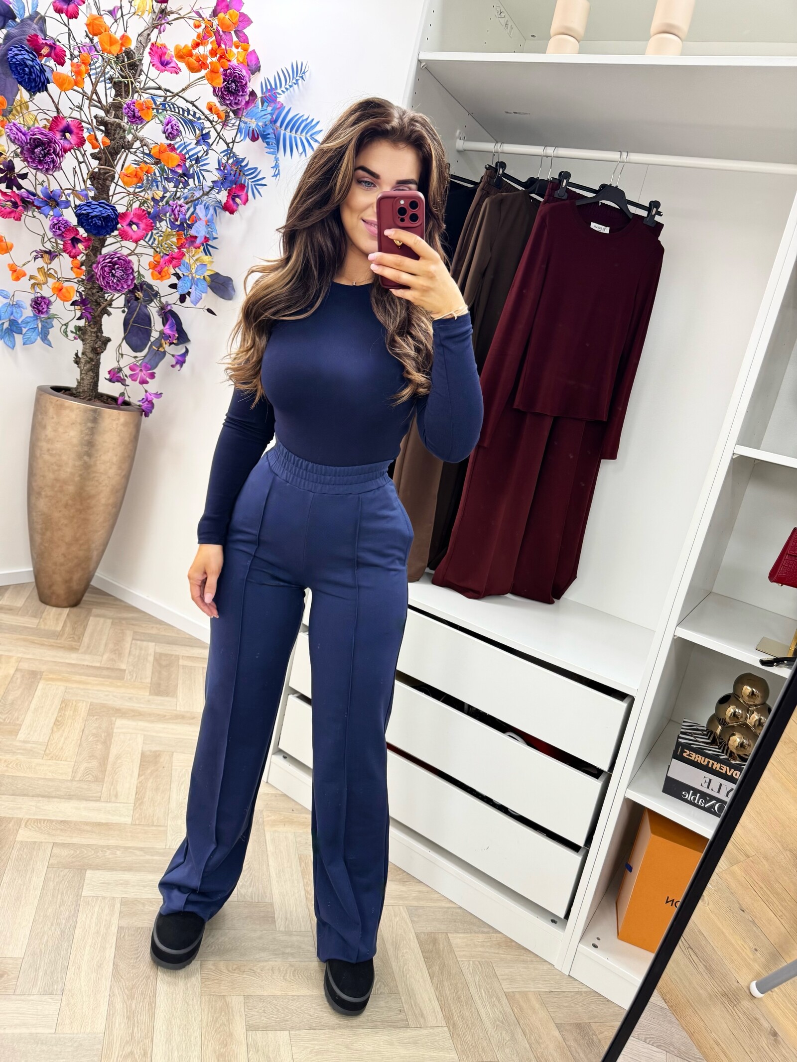 Perfect comfy top By Swan HS9963 Navy
