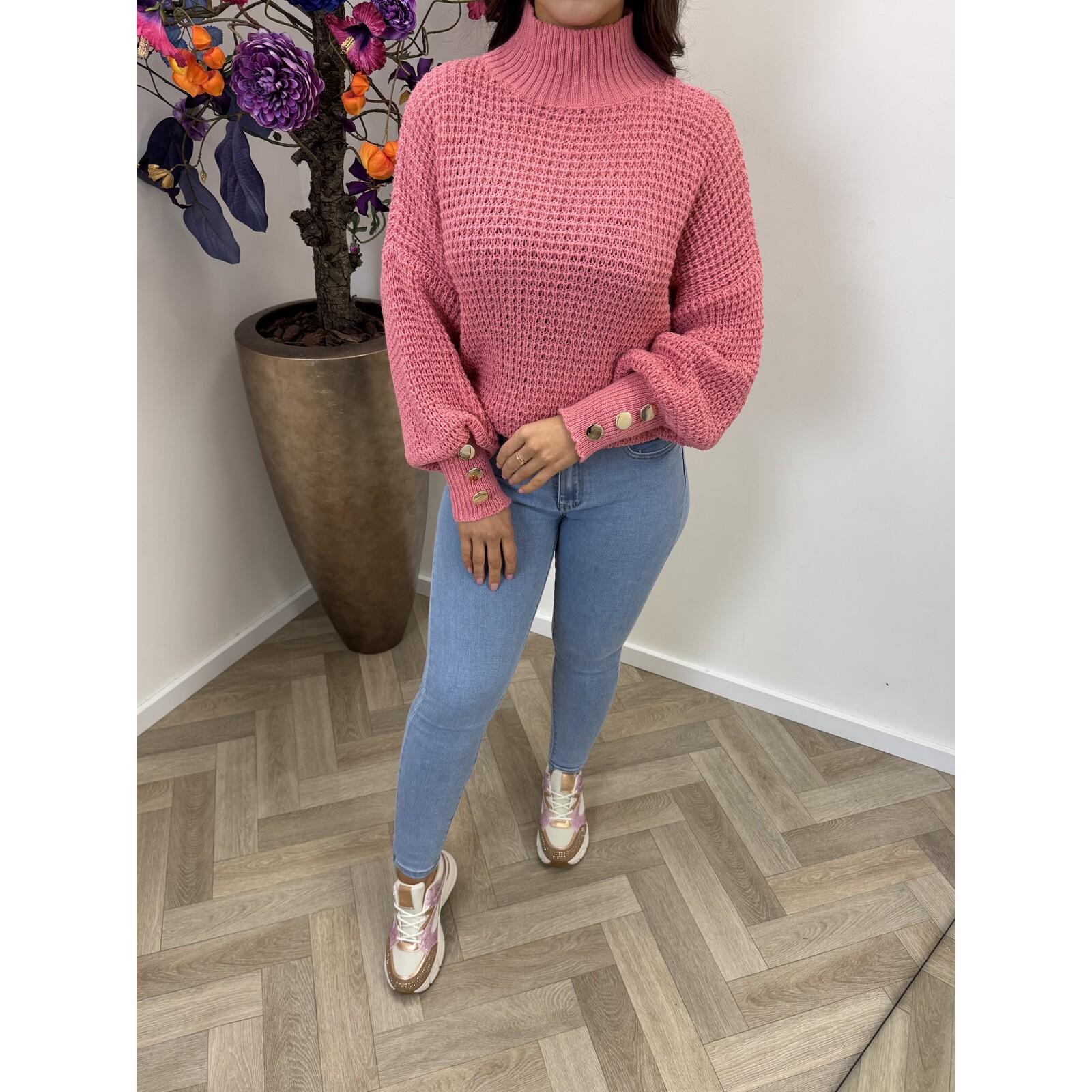 Trui Looking Old Pink