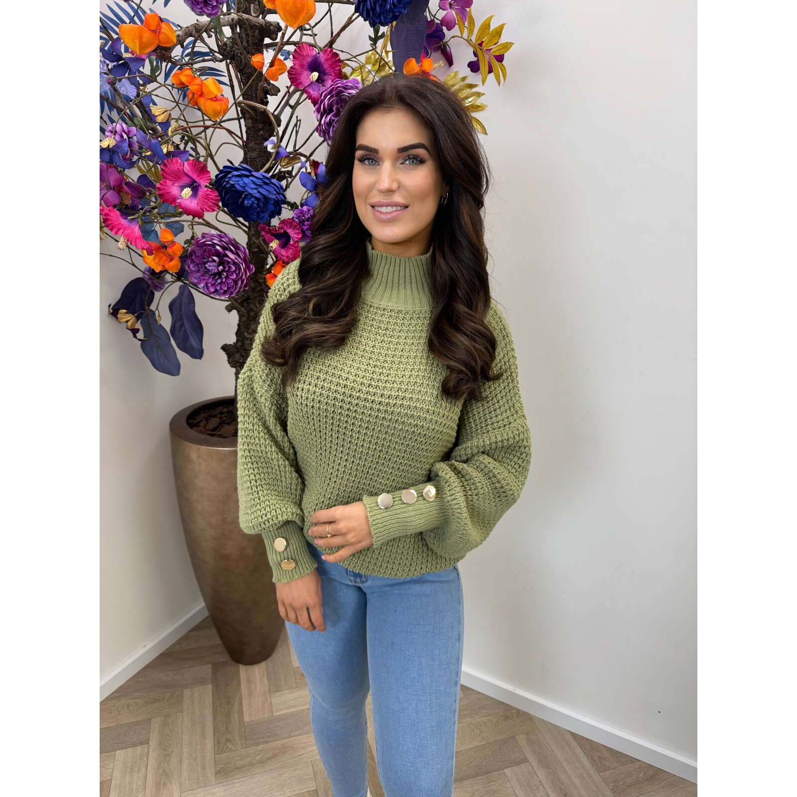 Trui Looking Sage Green