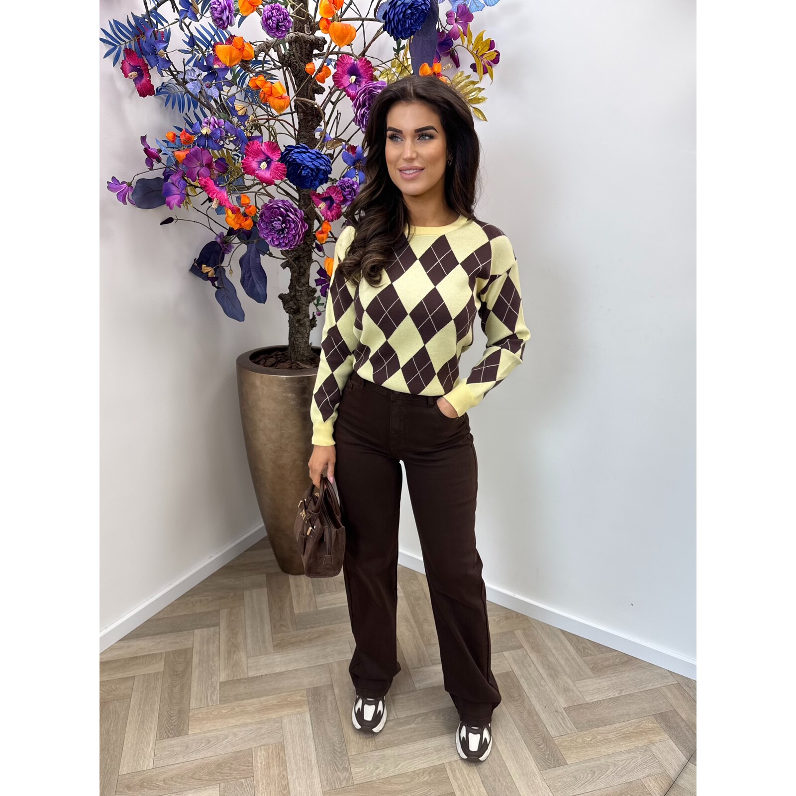 Trui Ruit Jill JL10220 Yellow