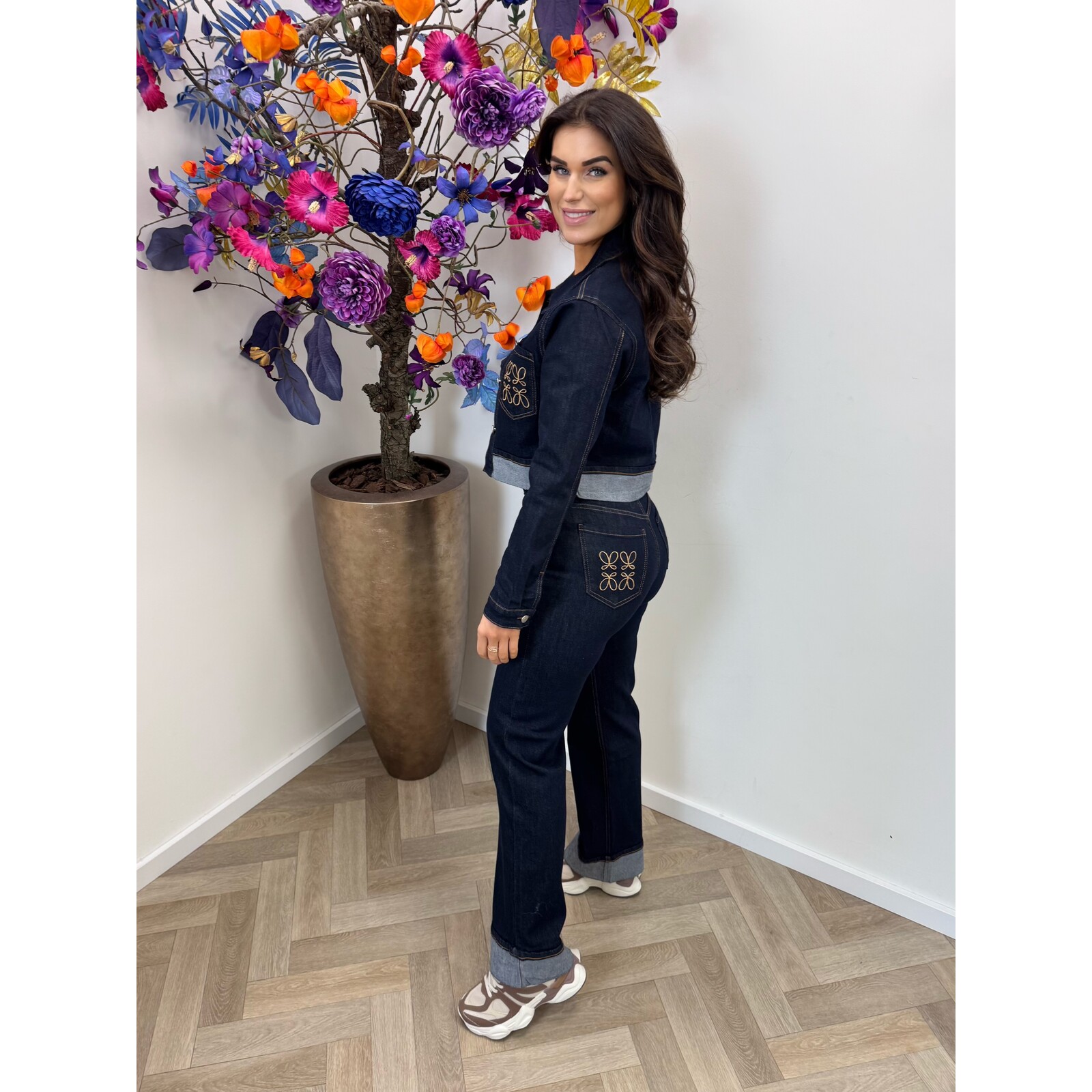 Jeans Jacket Lovie Dark Blue MP2231-1