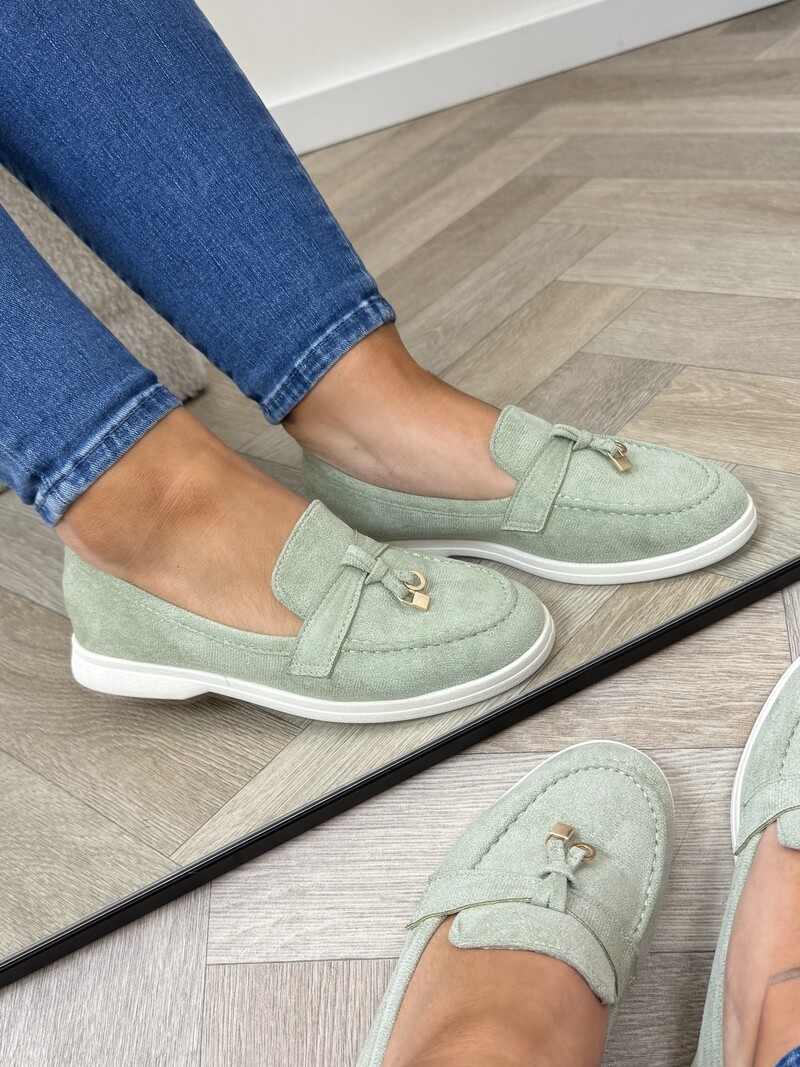 Classic loafers suede H8-585 Mint