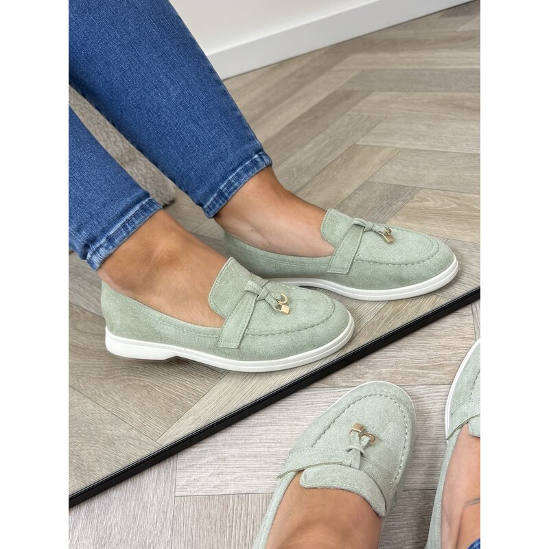 Classic loafers suede H8-585 Mint