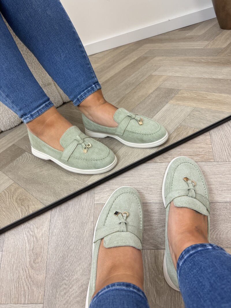 Classic loafers suede H8-585 Mint