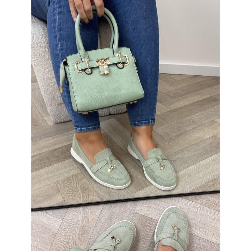 Classic loafers suede H8-585 Mint