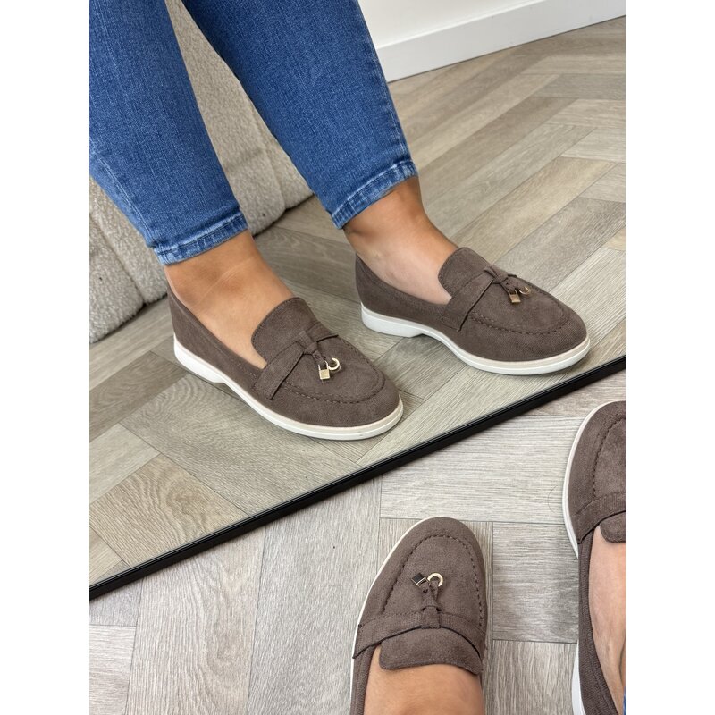 Classic loafers suede H8-585 Choco