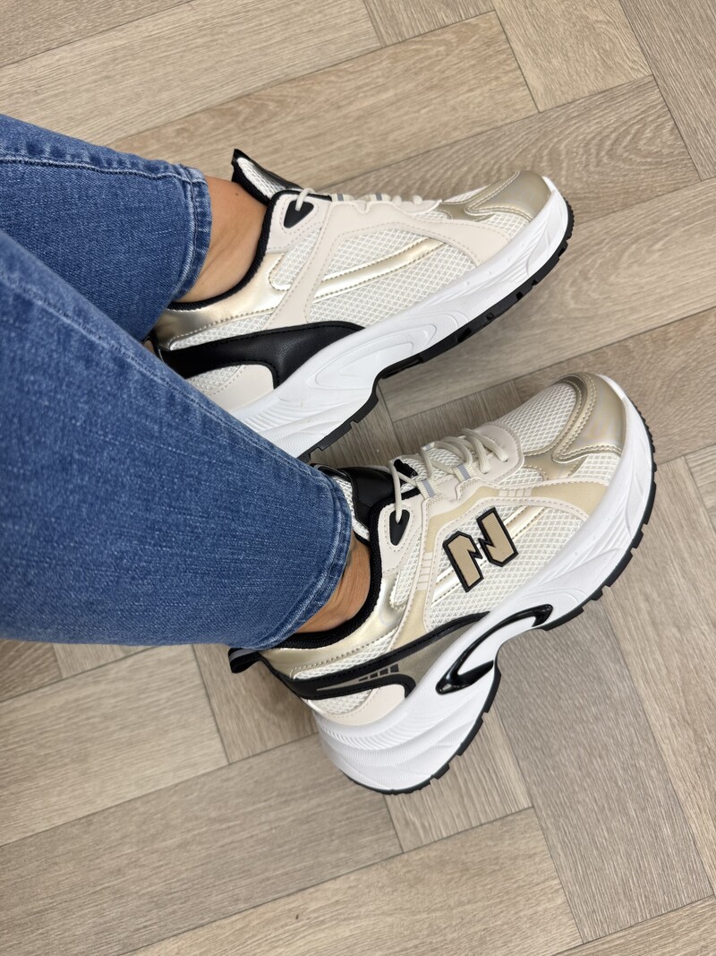 Sneakers Nikay YY-146 Gold