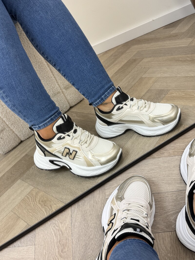 Sneakers Nikay YY-146 Gold