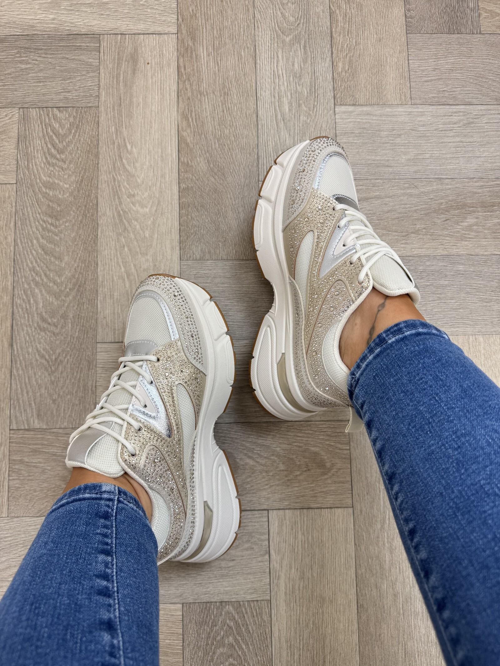 Sneakers Steffie Diamonds 8-269 Gold