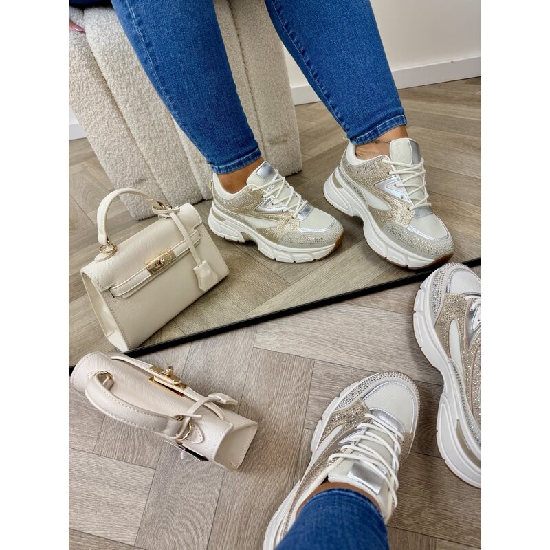 Sneakers Steffie Diamonds 8-269 Gold