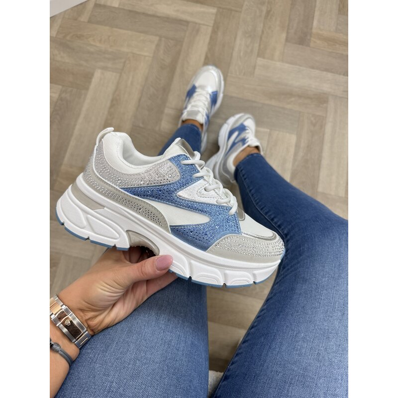 Sneakers Steffie Diamonds 8-269 Blue