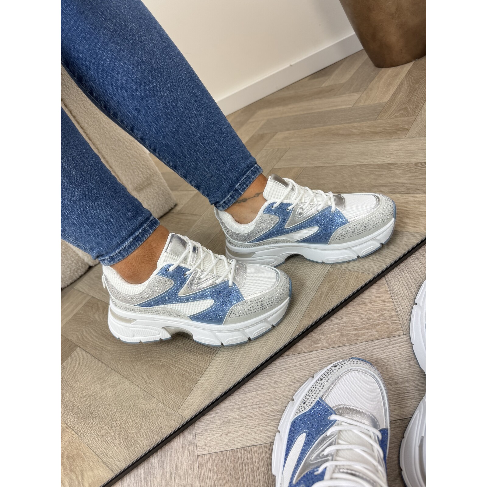 Sneakers Steffie Diamonds 8-269 Blue