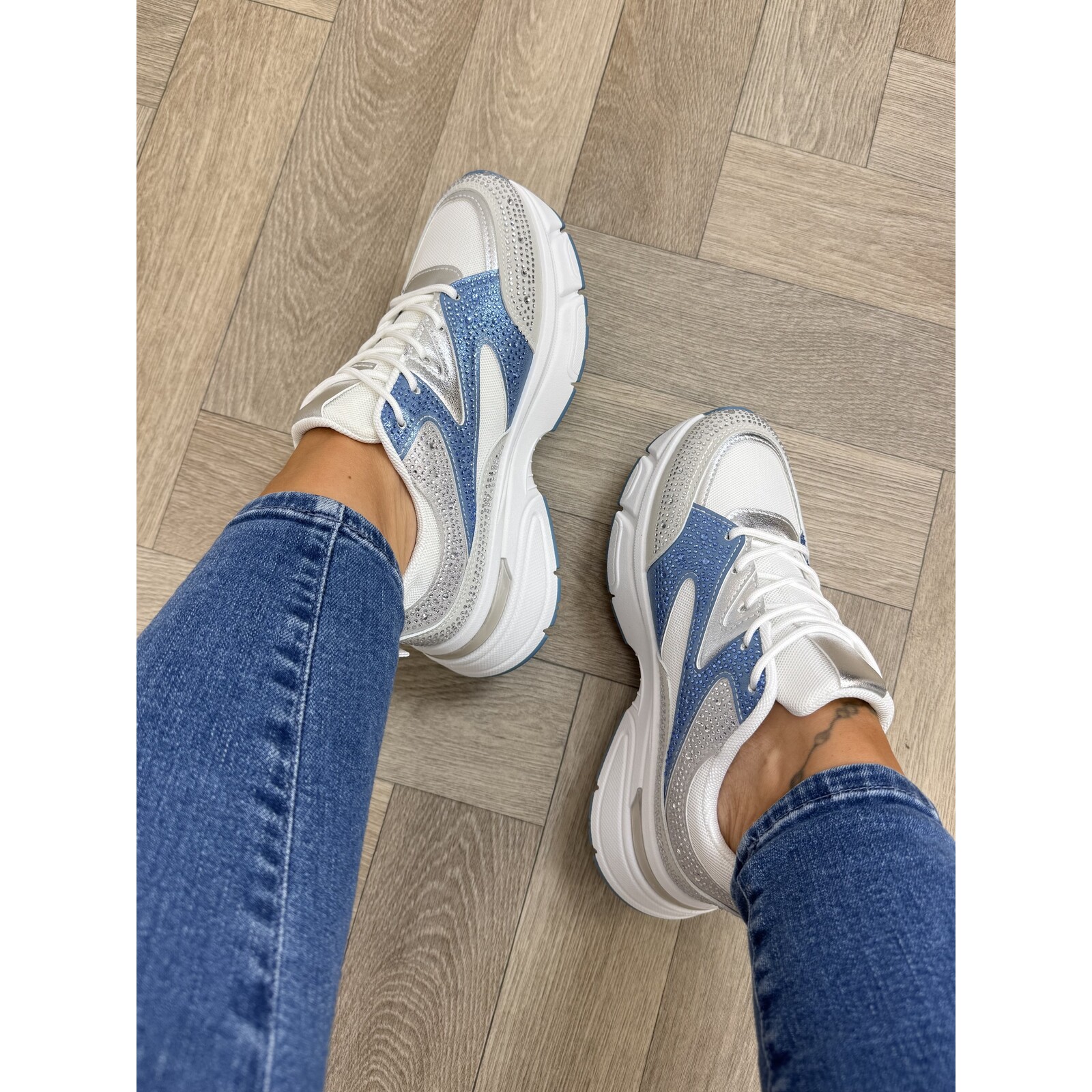 Sneakers Steffie Diamonds 8-269 Blue