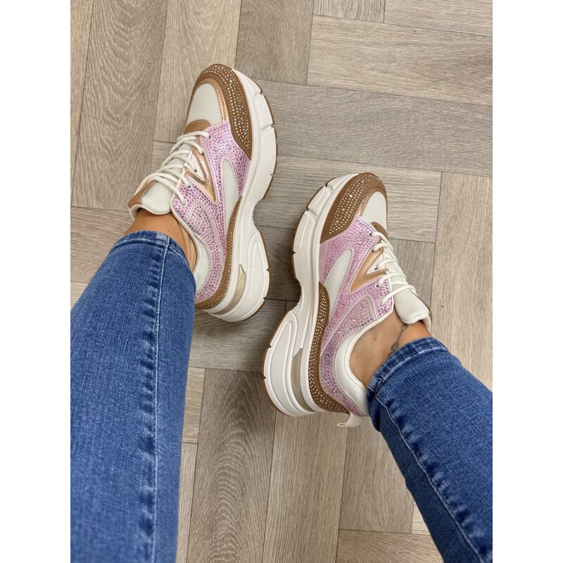 Sneakers Steffie Diamonds 8-269 Pink