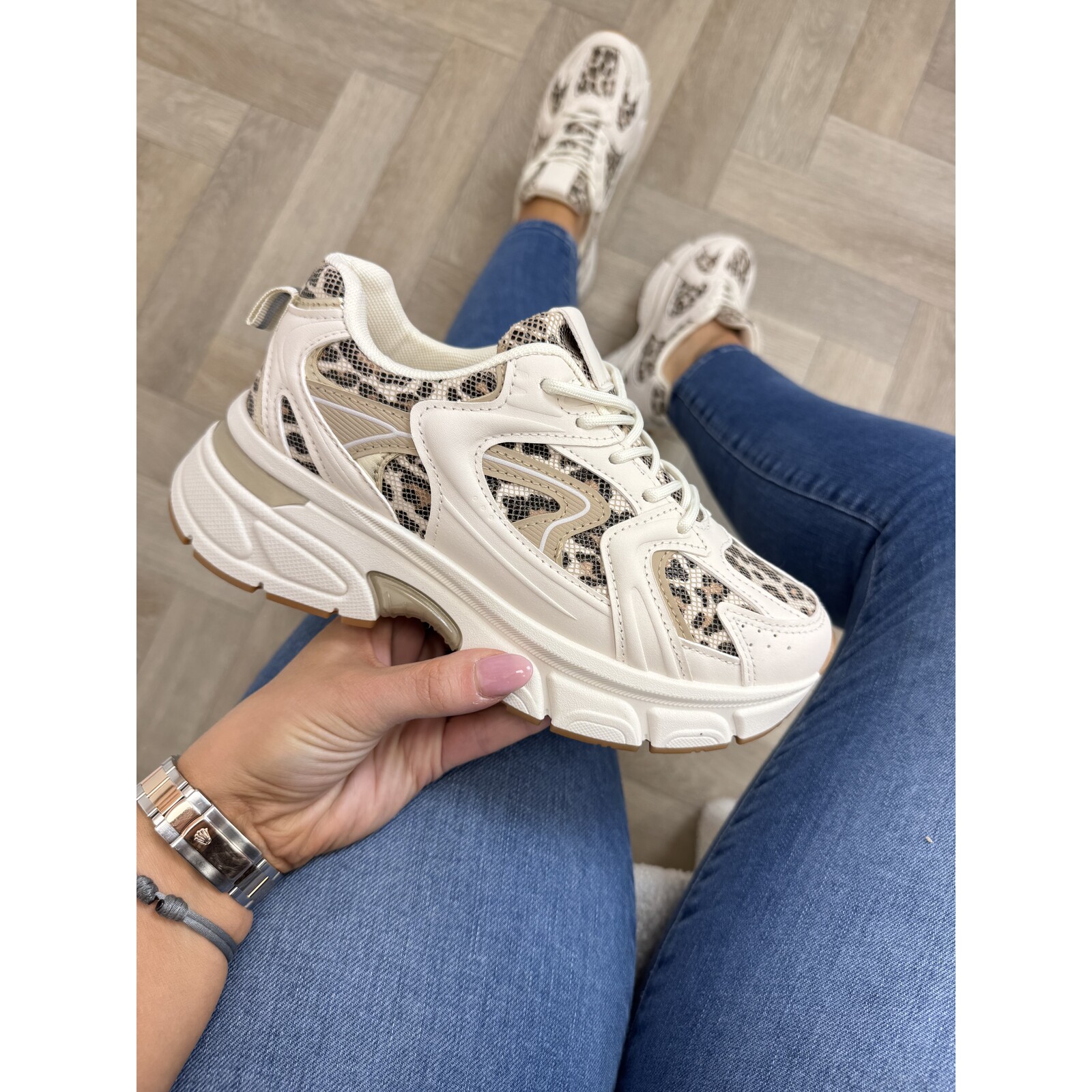 Sneakers Dina Leopard 8-200