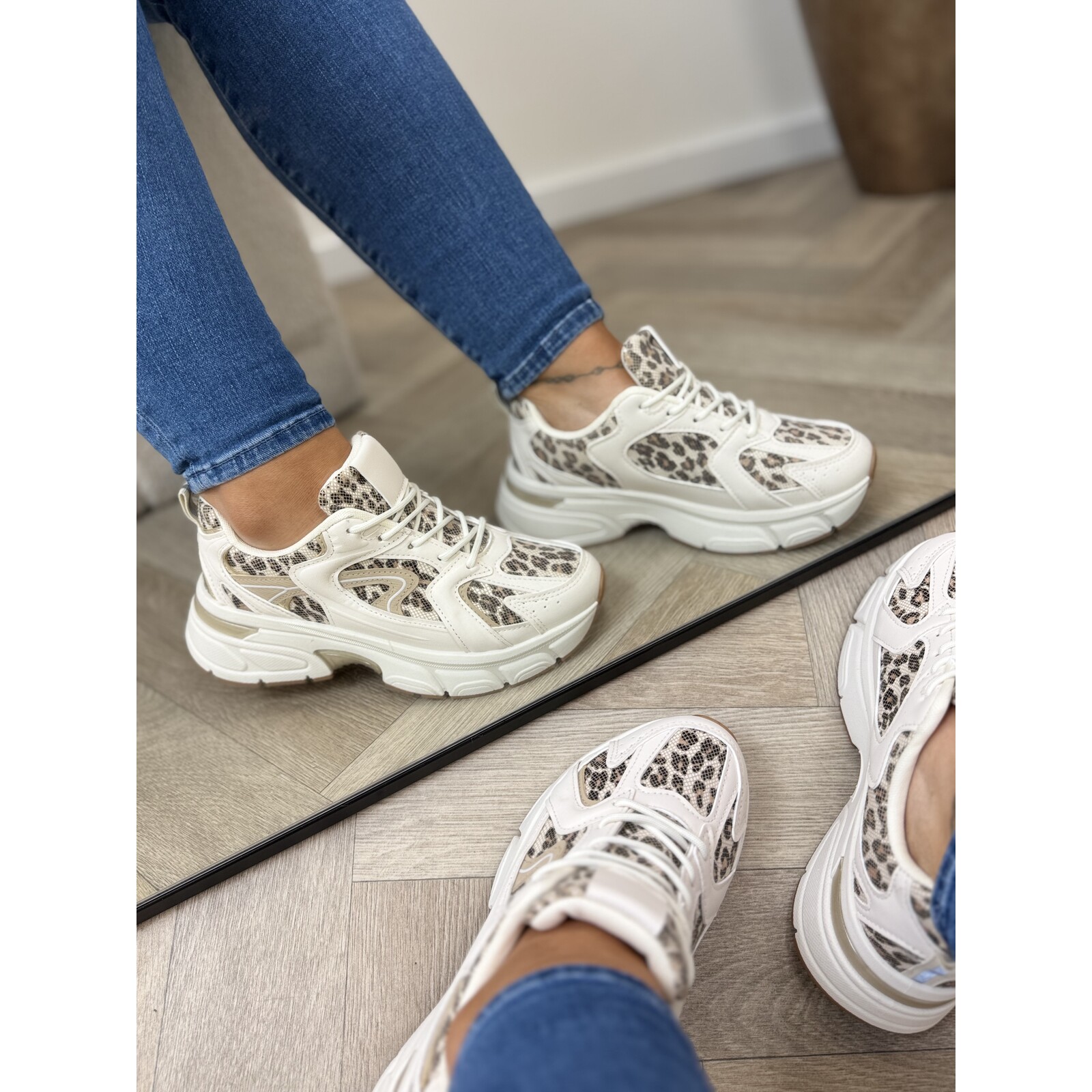 Sneakers Dina Leopard 8-200