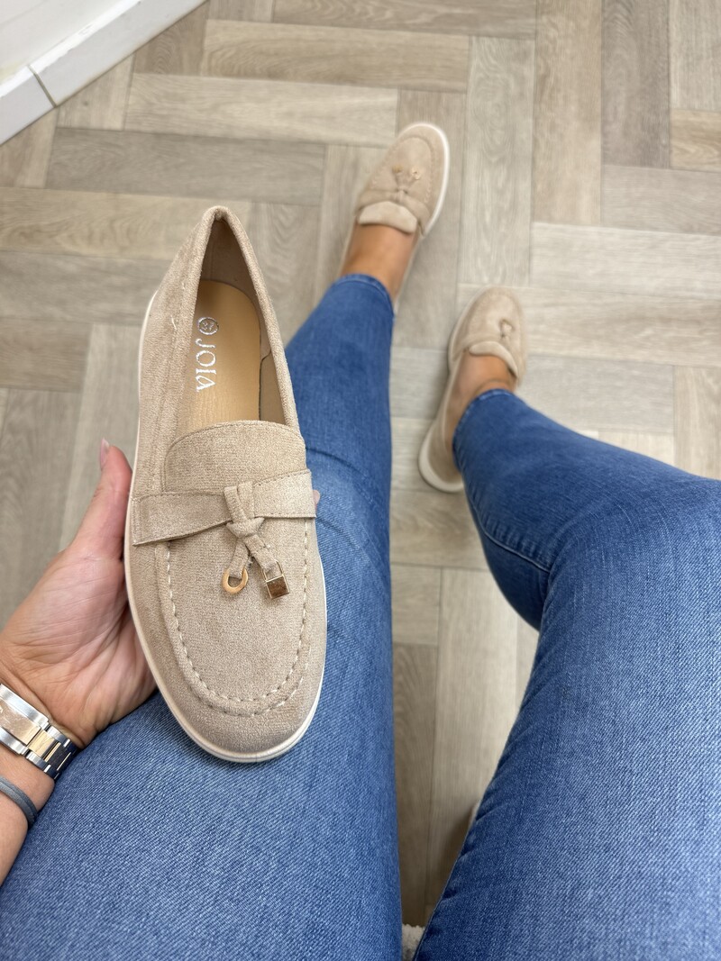 Classic loafers suede H8-585 Khaki