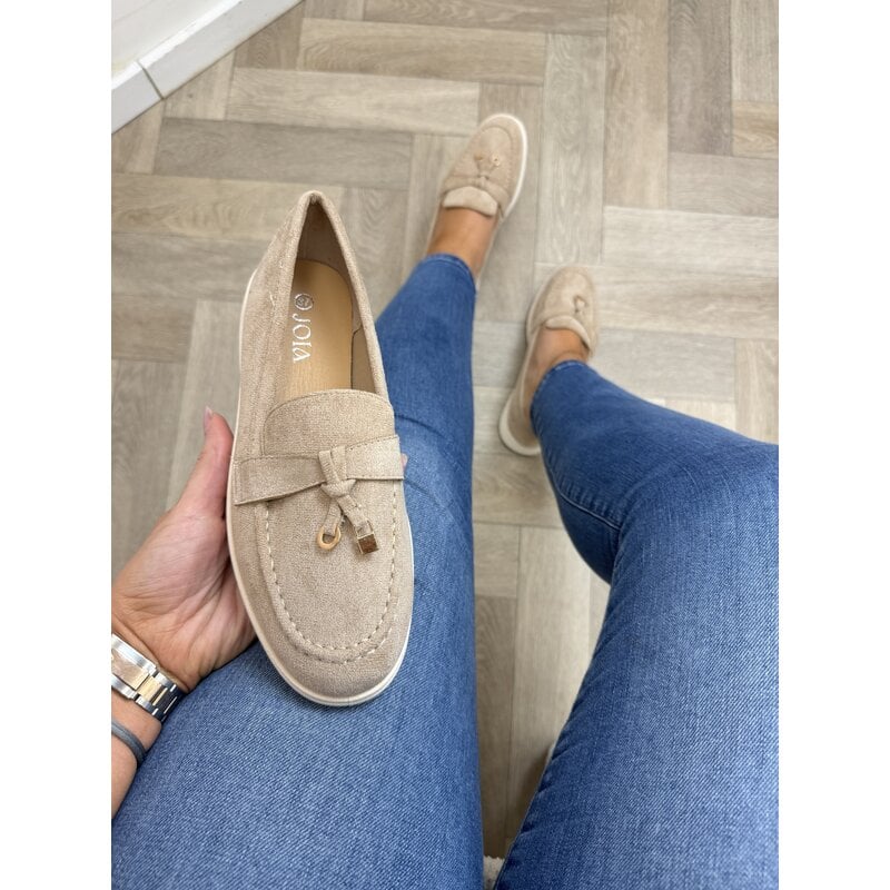 Classic loafers suede H8-585 Khaki