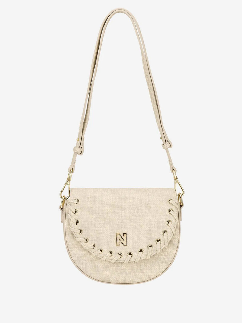 Shoulderbag Pelano lace up cream Nikkie