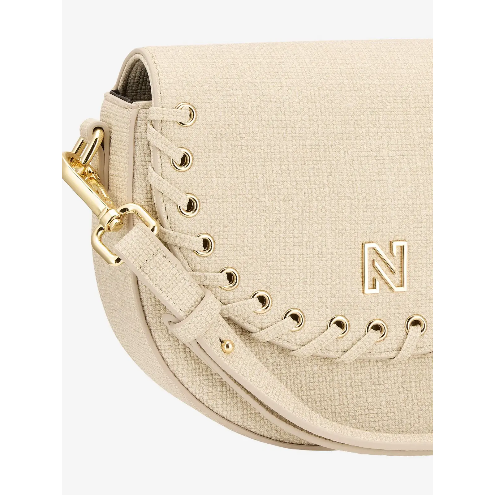 Nikkie Shoulderbag Pelano lace up cream Nikkie