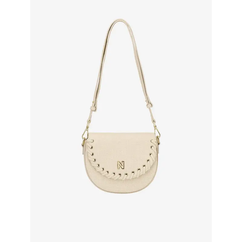 Shoulderbag Pelano lace up cream Nikkie