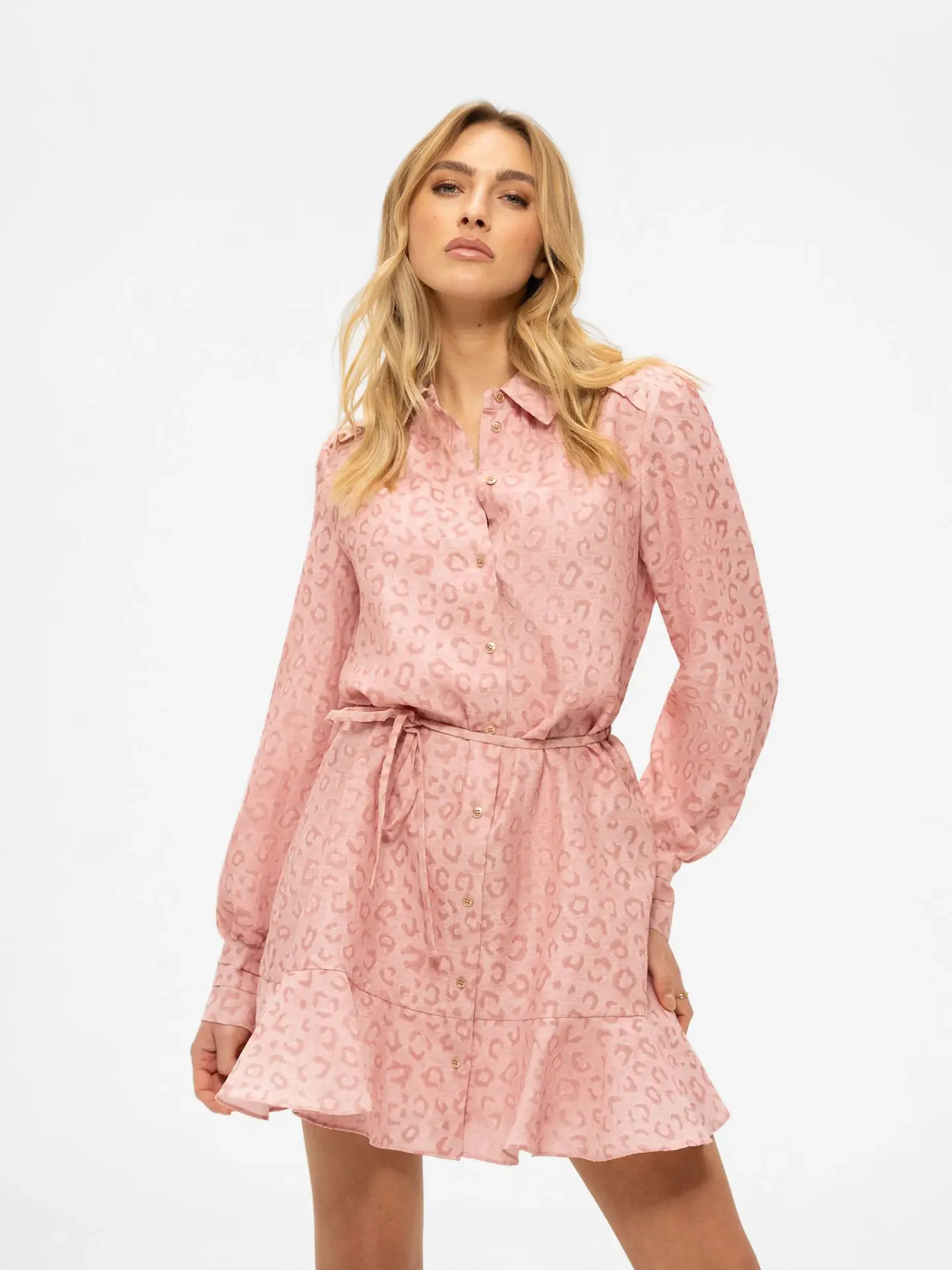 Nikkie Dress Pragues Leopard Blush Nikkie