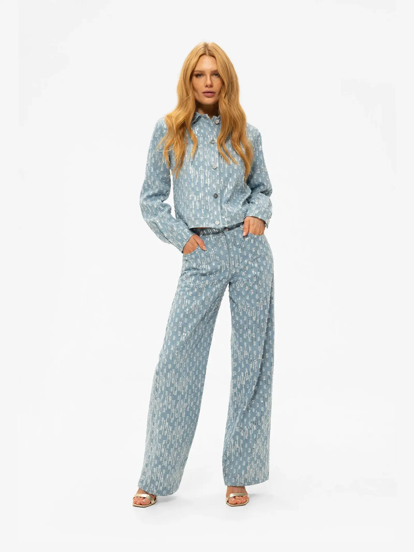 Nikkie Jeans Pools Blue Denim Nikkie