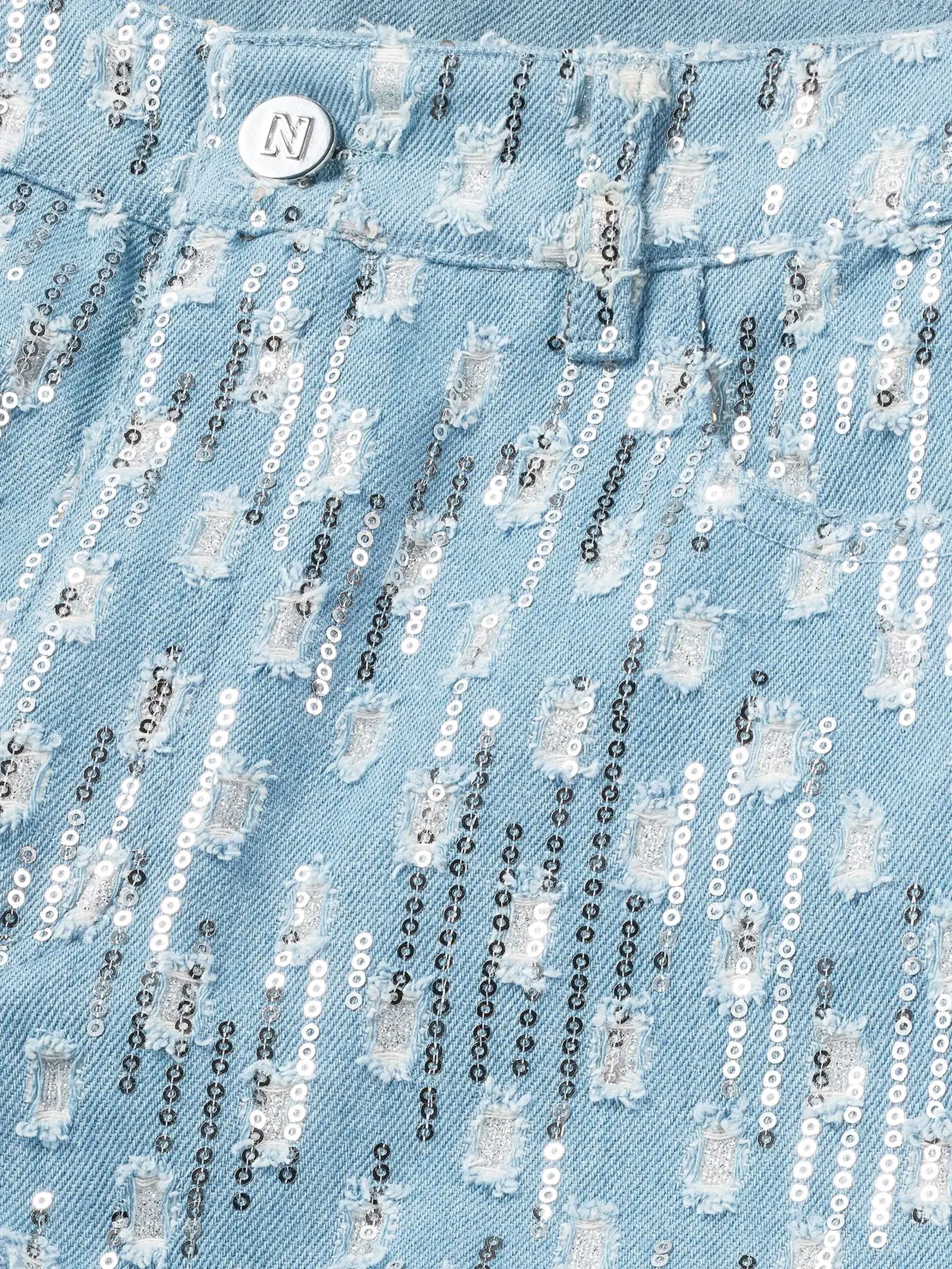 Nikkie Jeans Pools Blue Denim Nikkie