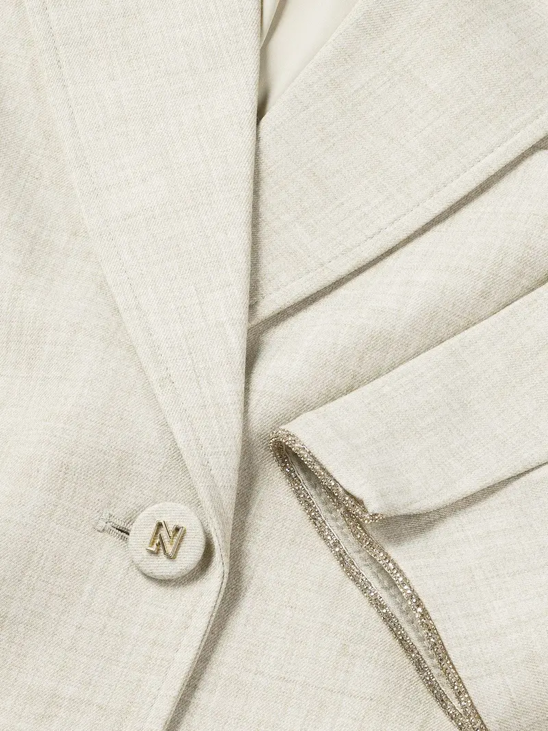 Blazer Pateete Cream Nikkie